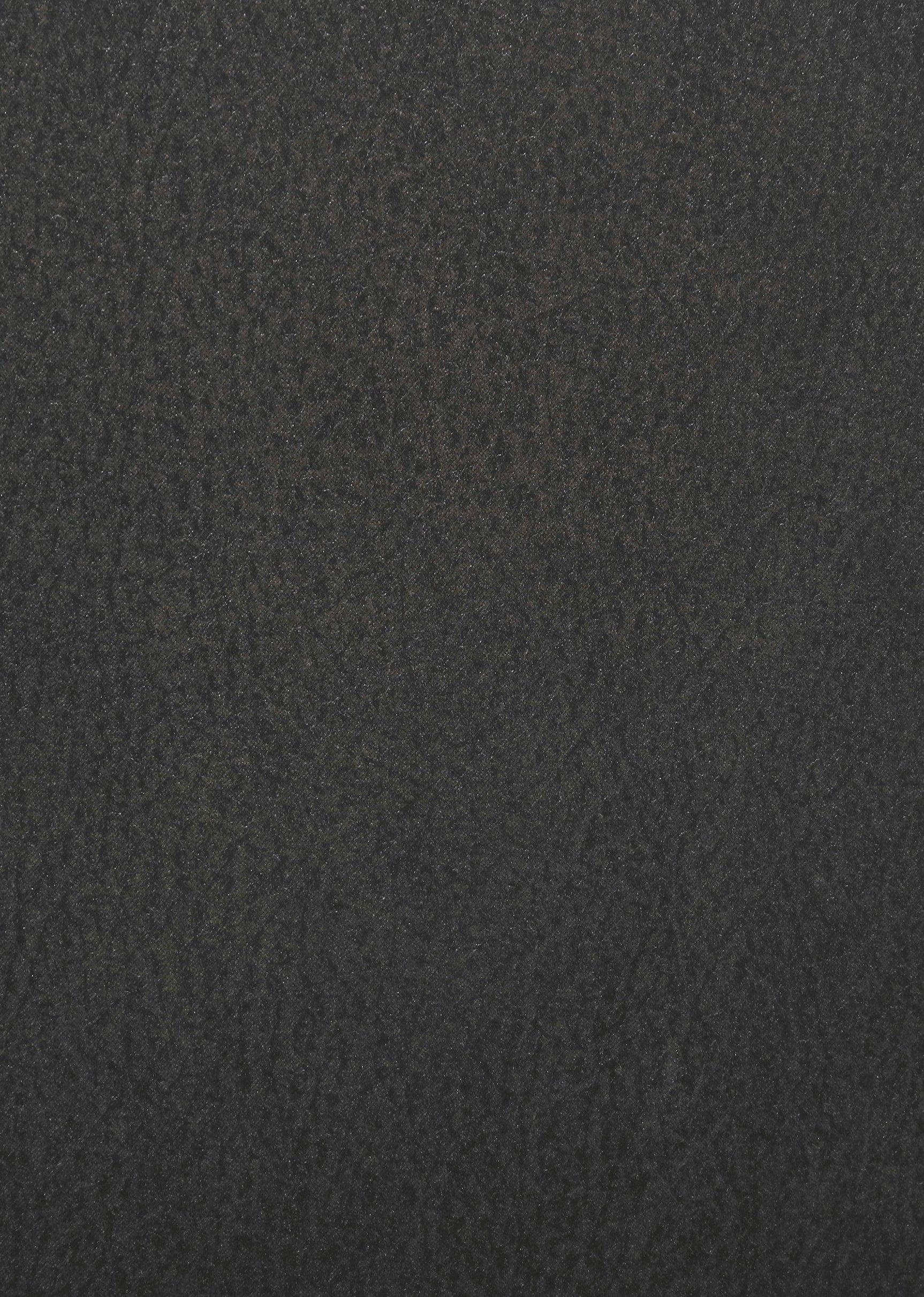 Side profile of Lawrence dark grey reclining loveseat