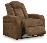 Wolfridge Brindle Reclining Recliner side profile