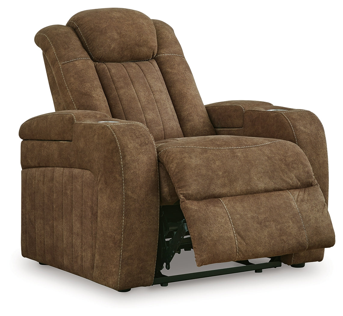 Wolfridge Brindle Reclining Recliner side profile