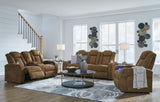 Wolfridge Brindle Reclining Sofa, Loveseat, and Recliner Set front view