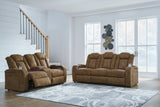 Wolfridge Brindle Recliner padded armrest