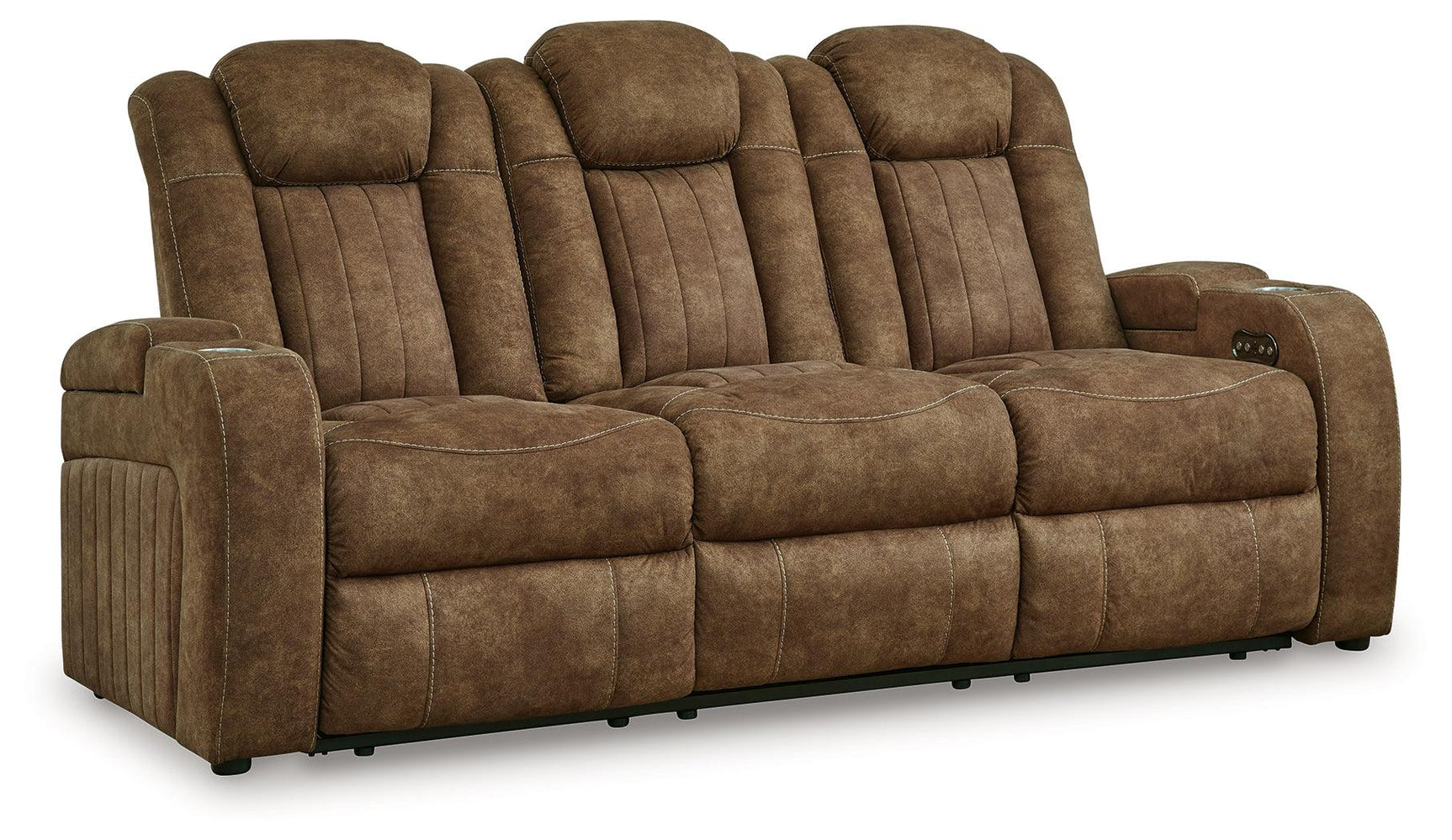 Wolfridge sofa recliners open side view