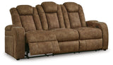 Wolfridge sofa reclining with headrest view
