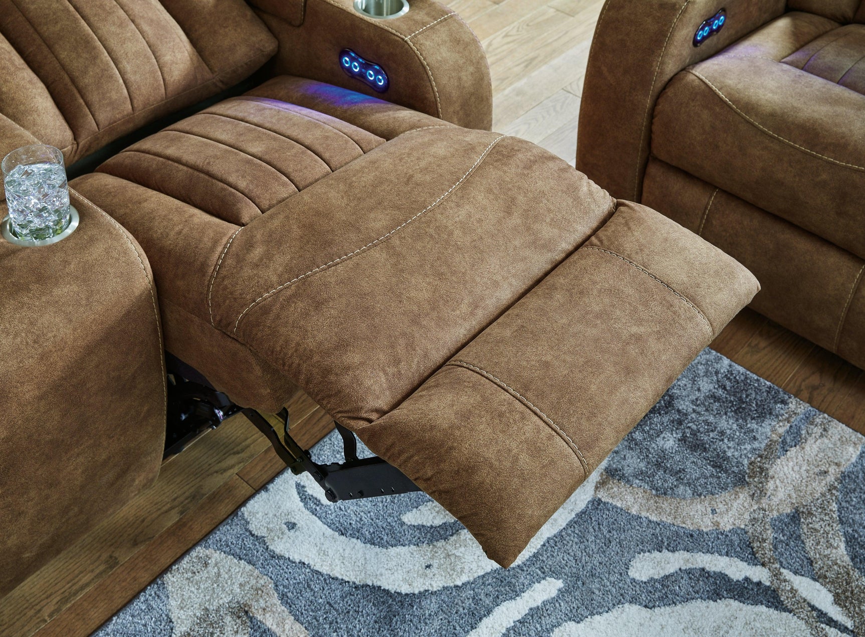 Wolfridge Brindle Faux Leather Power Recliner main view