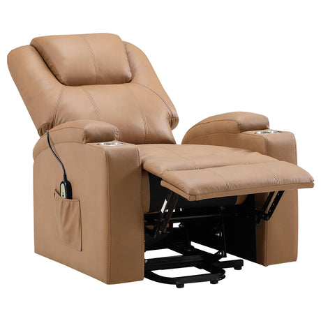 Back view showing durable construction of Armstrong recliner