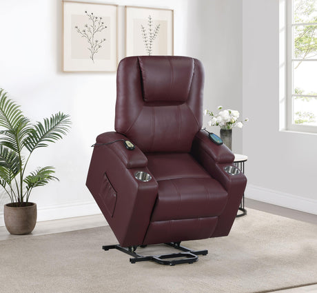 Armrest and seat details of Armstrong recliner