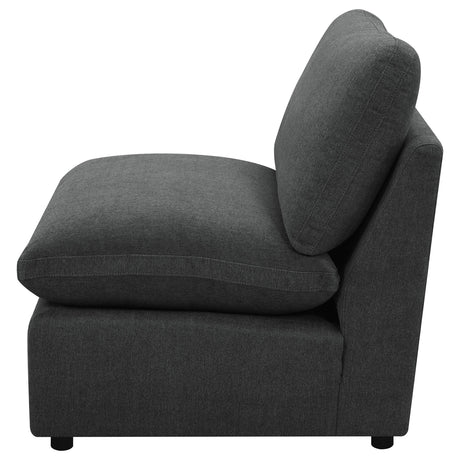 Close-up of reversible cushion and fabric texture