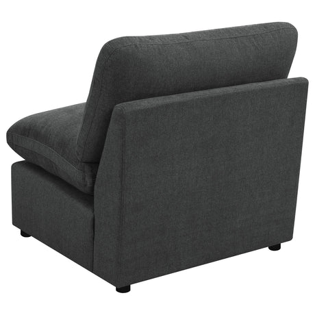 Top view highlighting chair proportions