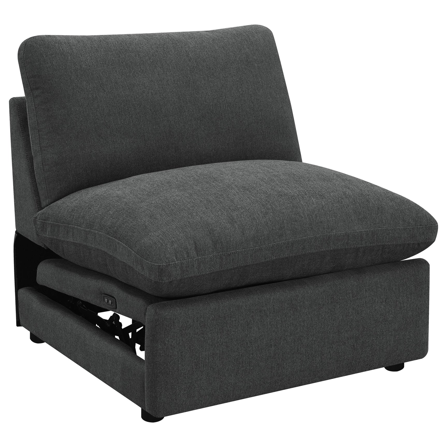 Back view of Collins 5-piece sectional