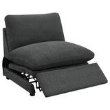 Collins sectional cushion reversible detail