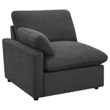 Collins sectional full reclining position
