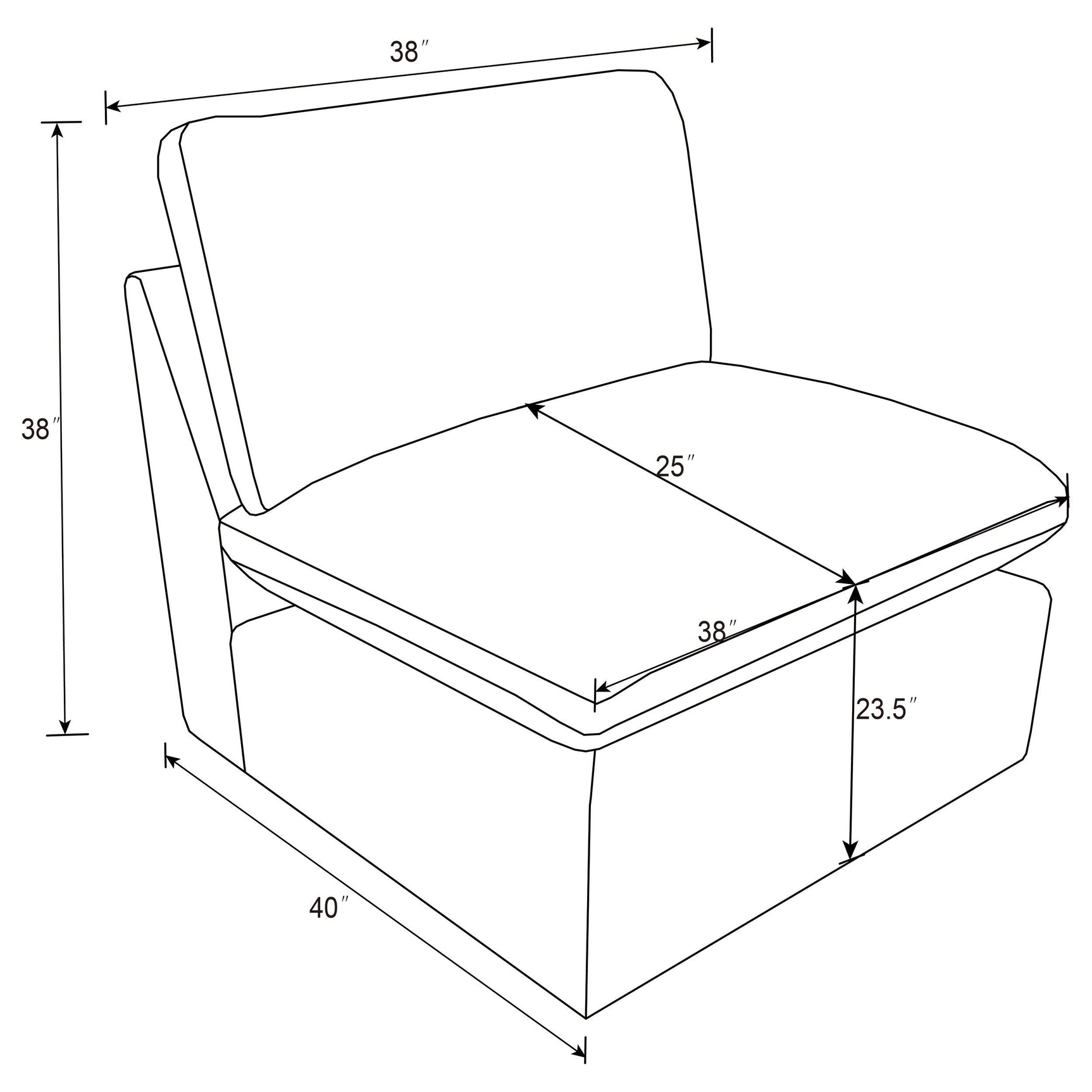 Full recline position of right seat