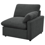 Back view of Collins Modular Power Loveseat