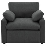 Power recliner chair control panel detail