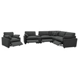 Recliner footrest extended
