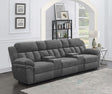 Bahrain Power 3-Seater Home Theater reclining sofa front angle