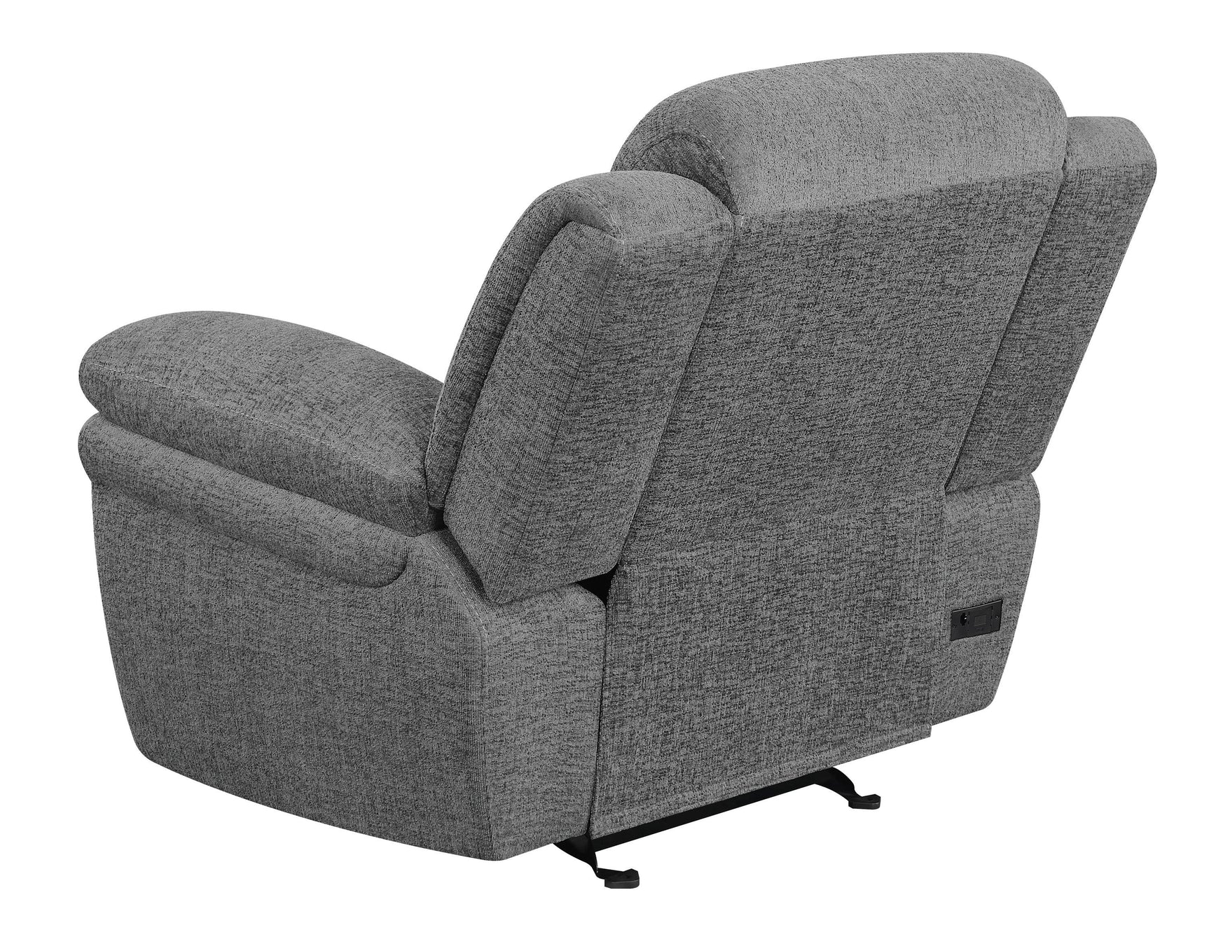 Top view showing seat cushioning of Bahrain Recliner