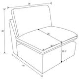 Detail of chair fabric texture