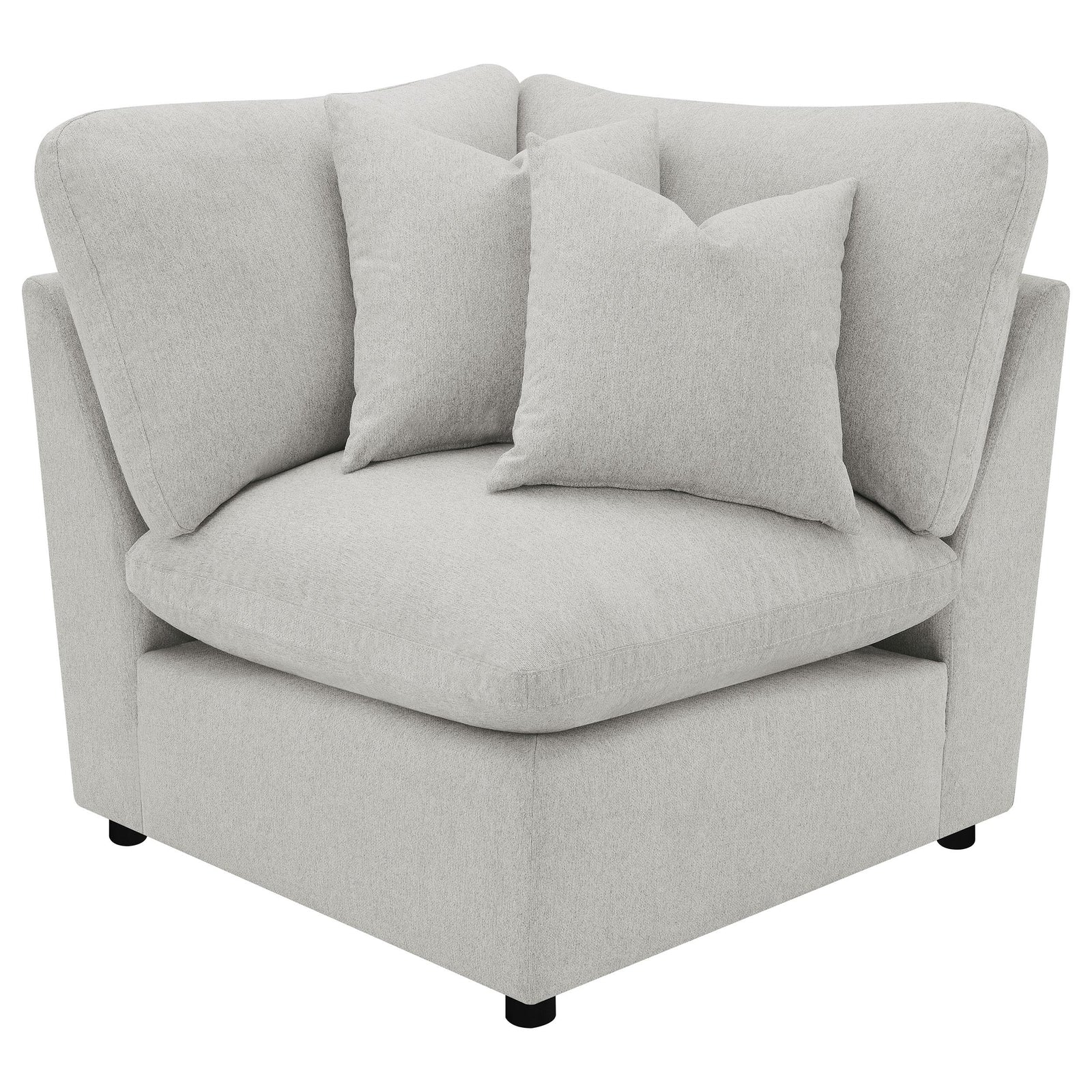 main view of Collins Modular Power Reclining Sectional Corner Grey sectional sofa