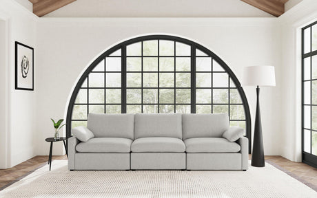 Collins Modular Power Reclining Sofa Grey, side view