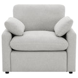 Back view of Collins power recliner chair