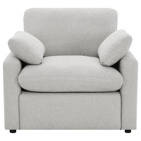 Back view of Collins power recliner chair