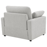 Armrest and upholstery detail