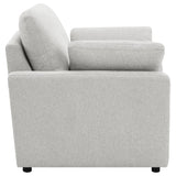 Seat cushion texture and stitching