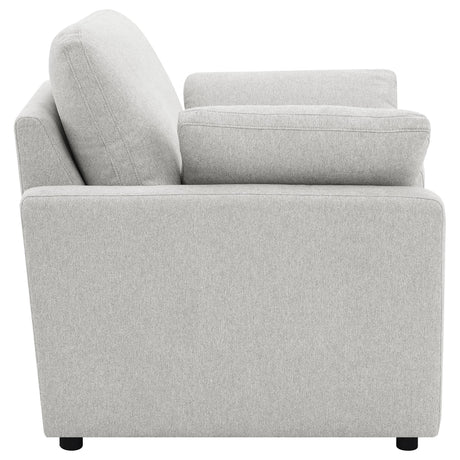 Seat cushion texture and stitching