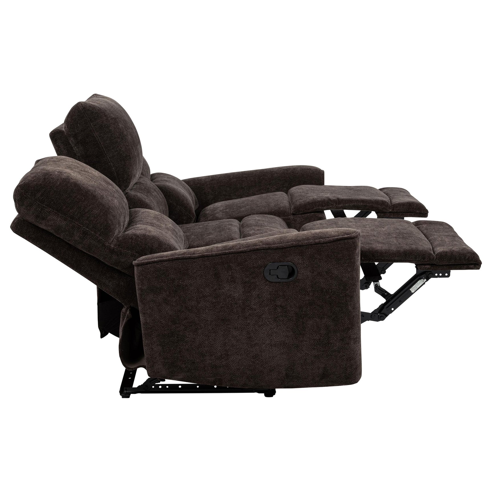 Navarro loveseat manual recline lever detail