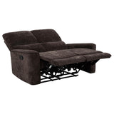 Glider recliner reclining position