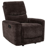 Channel-tufted back cushions close-up