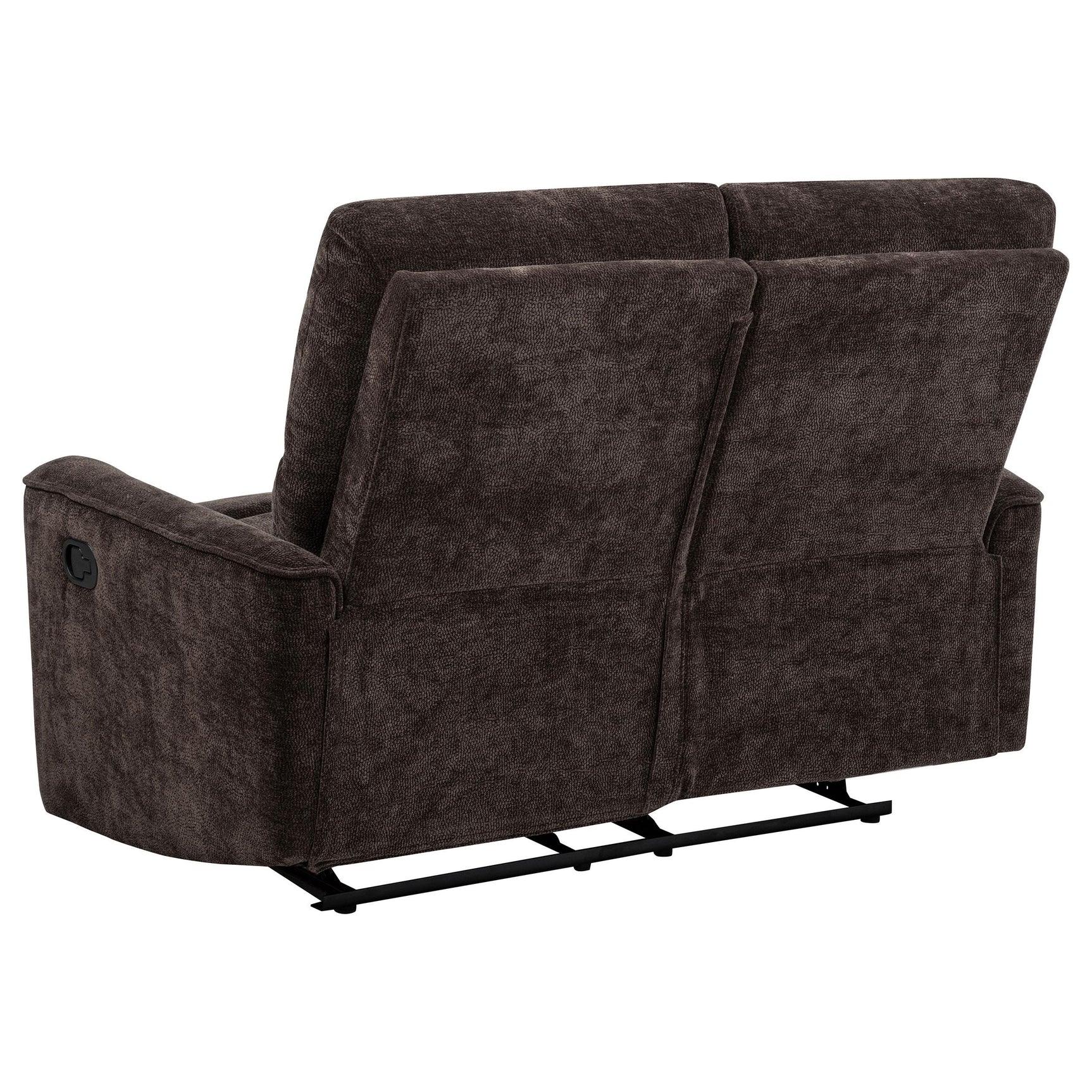 Navarro reclining loveseat showcasing channel tufting on back