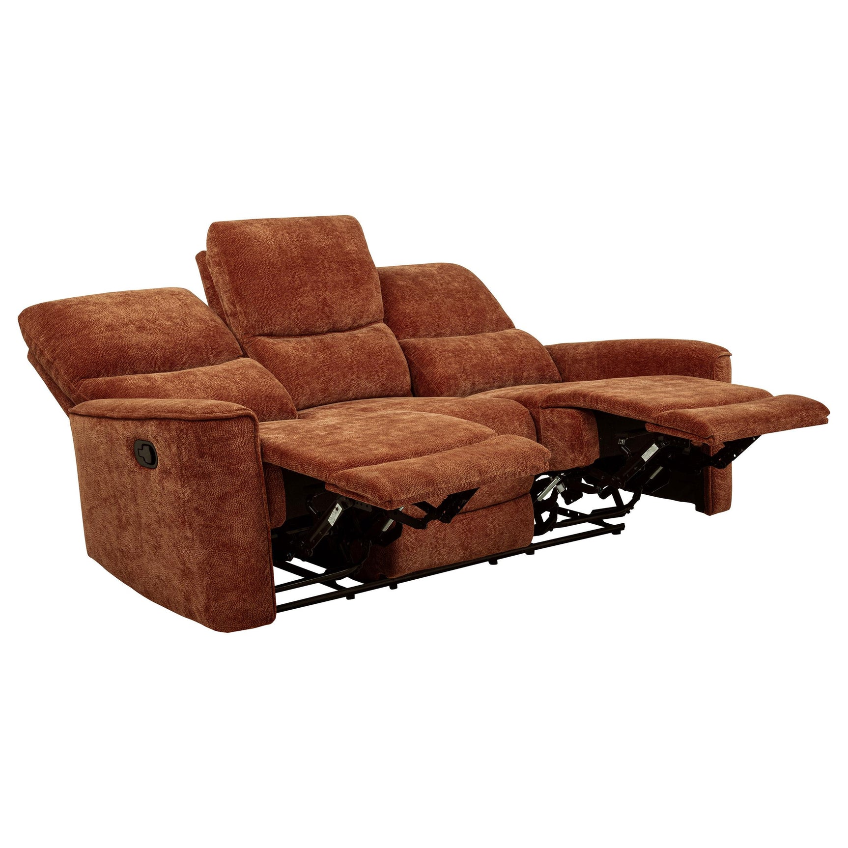 Frame and metal construction details on Navarro sofa