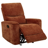 Rear view of Navarro glider recliner