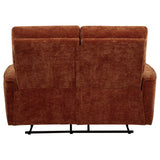 Navarro loveseat recliner extended position