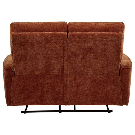 Navarro loveseat recliner extended position