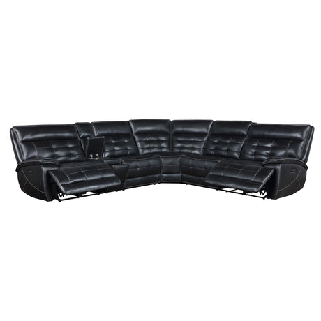Power reclining seat and headrest on Hewitt sectional