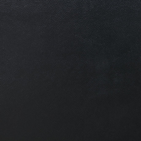 Attached cushions and leather upholstery detail