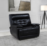 Hewitt recliner side angle showing controls