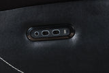 Contrast stitching detail on Hewitt recliner