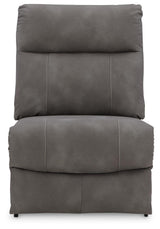 Next-Gen Durapella Slate Microfiber 4-Piece Power Reclining Sectional - image 7