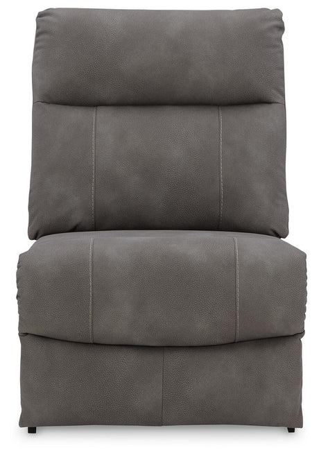 Next-Gen Durapella Slate Microfiber 5-Piece Power Reclining Sectional - image 11