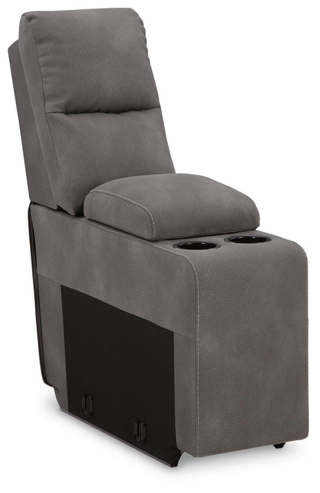 Next-Gen Durapella Slate Microfiber 5-Piece Power Reclining Sectional - image 8