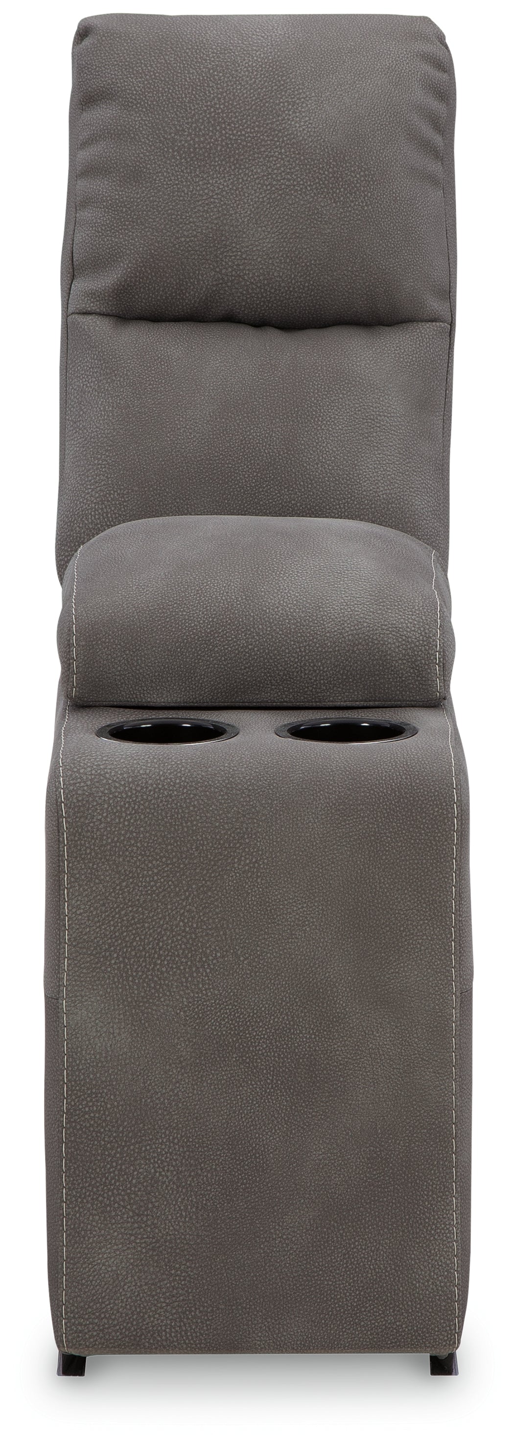 Side view showing zero wall recliner design