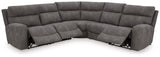 Next-Gen Durapella Slate 5-Piece Sectional rear view