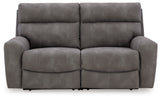 Left-arm facing power recliner sectional piece