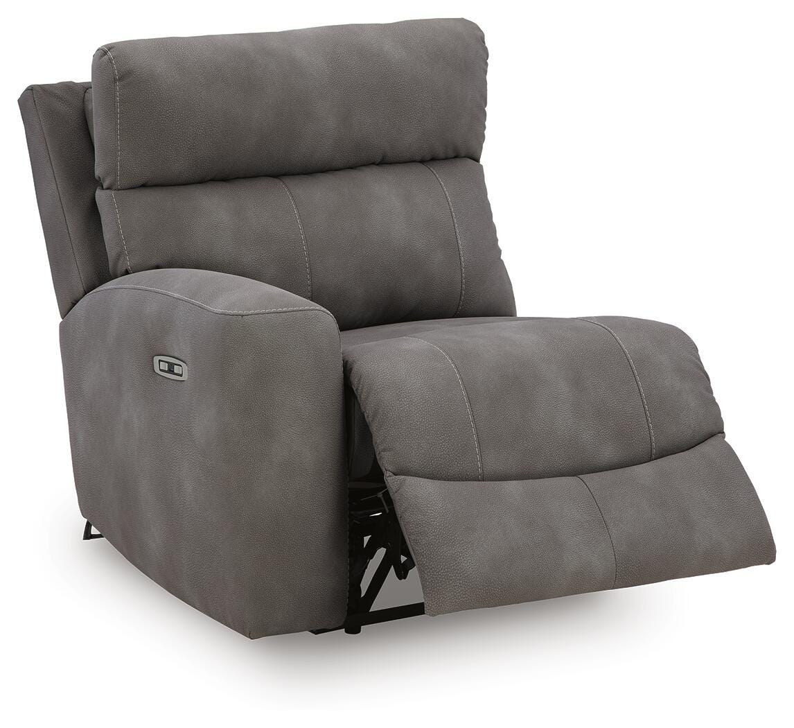 Next-Gen Durapella Slate Microfiber 4-Piece Power Reclining Sectional - image 5