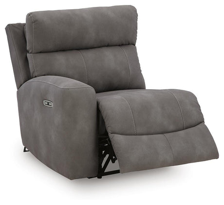 Next-Gen Durapella Slate Microfiber 4-Piece Power Reclining Sectional - image 5