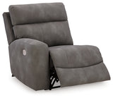 Next-Gen DuraPella 5-Piece Power Reclining Sectional sofa, front angle view